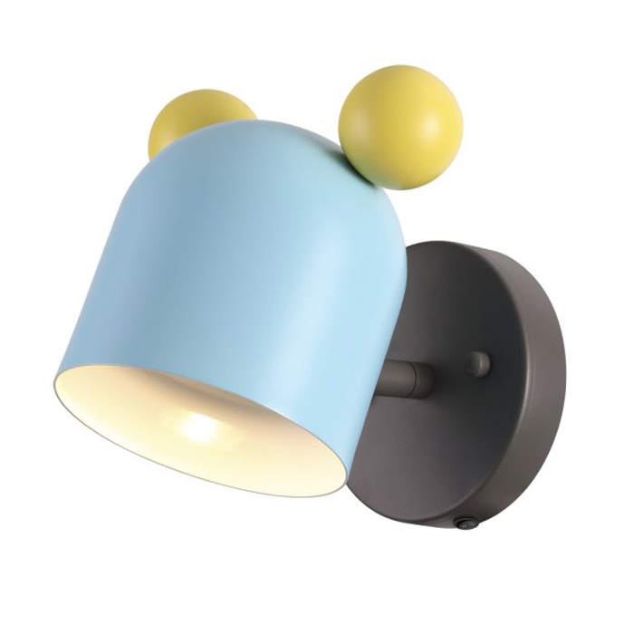 Бра Mickey Mouse Blue Голубой Бра Mickey Mouse Blue Голубой в Орле | Loft Concept