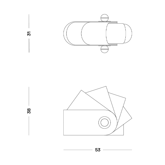 Настольная дизайнерская лампа Poltronova Ghepre Table Lamp в Орле
