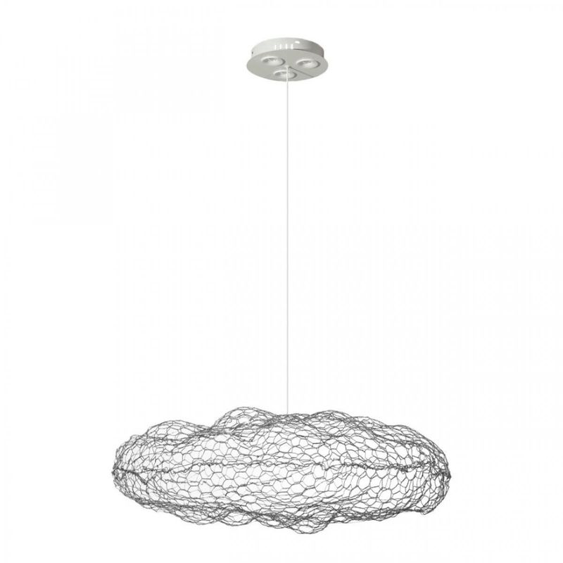 Светодиодная Люстра Серебряная Сеть LED Cloud Silver Серебряный Светодиодная Люстра Серебряная Сеть LED Cloud Silver Серебряный в Орле | Loft Concept
