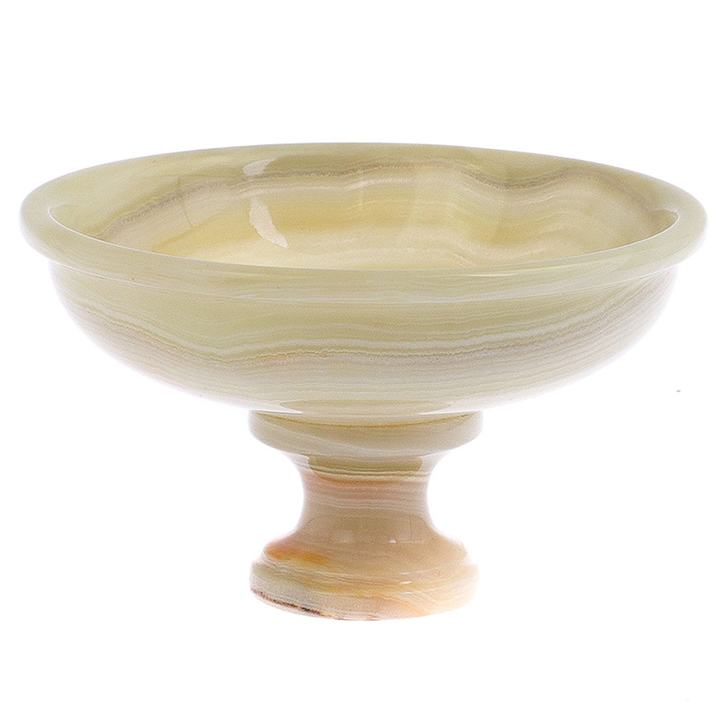 Фруктовница из натурального камня Оникс Natural Stone Fruit Bowls Желтый Белый Фруктовница из натурального камня Оникс Natural Stone Fruit Bowls Желтый Белый в Орле | Loft Concept
