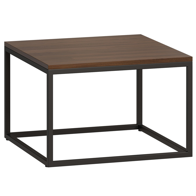 Кофейный стол Industrial Oak Philomel Coffee Table square Коричневый Черный Кофейный стол Industrial Oak Philomel Coffee Table square Коричневый Черный в Орле | Loft Concept