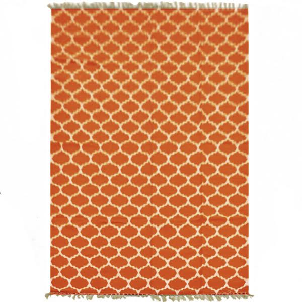 Ковер Ornament Cotton Orange 100% хлопок Оранжевый Ковер Ornament Cotton Orange 100% хлопок Оранжевый в Орле | Loft Concept