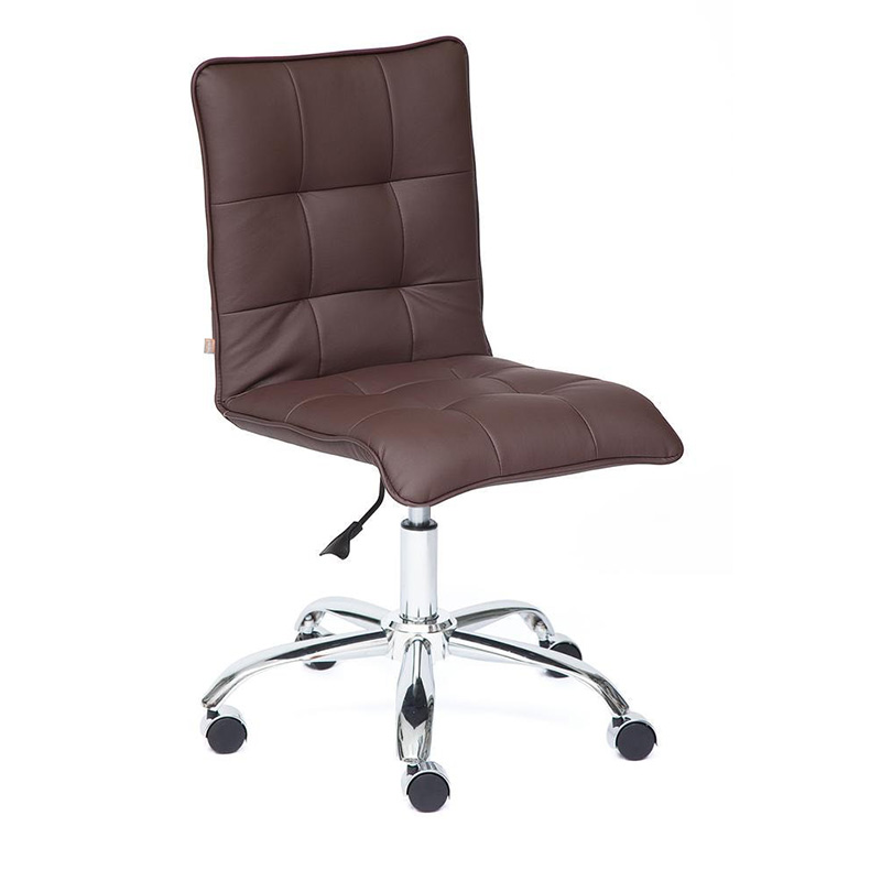 Кресло Deborah eco-leather brown Коричневый Хром Кресло Deborah eco-leather brown Коричневый Хром в Орле | Loft Concept