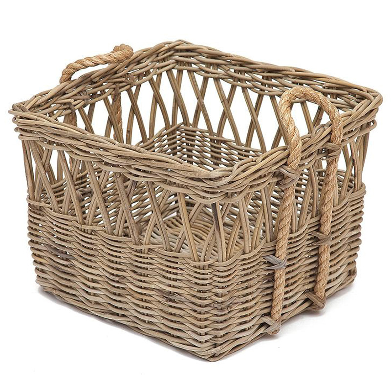 Корзина из ротанга Rattan Wicker Basket Древесина Корзина из ротанга Rattan Wicker Basket Древесина в Орле | Loft Concept