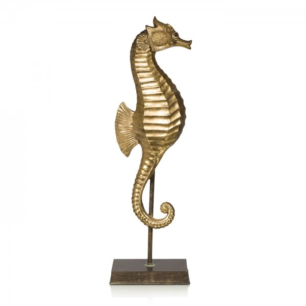 Декоративная фигурка Sea Horse Золотой Декоративная фигурка Sea Horse Золотой в Орле | Loft Concept