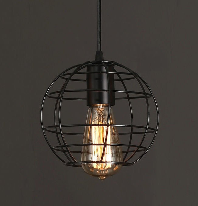 Cветильник Loft Nest Cage №3 Черный Cветильник Loft Nest Cage №3 Черный в Орле | Loft Concept
