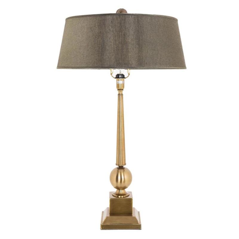 Настольная лампа Neville Table Lamp Латунь Бронза Настольная лампа Neville Table Lamp Латунь Бронза в Орле | Loft Concept