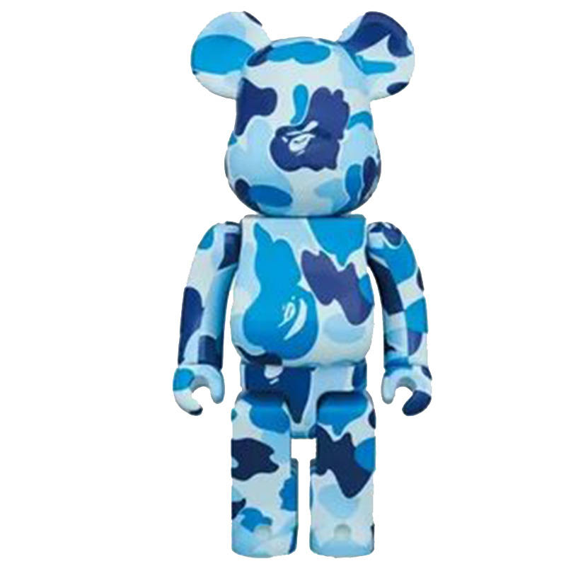 Статуэтка Bearbrick Camouflage Blue Синий Голубой в Орле | Loft Concept 