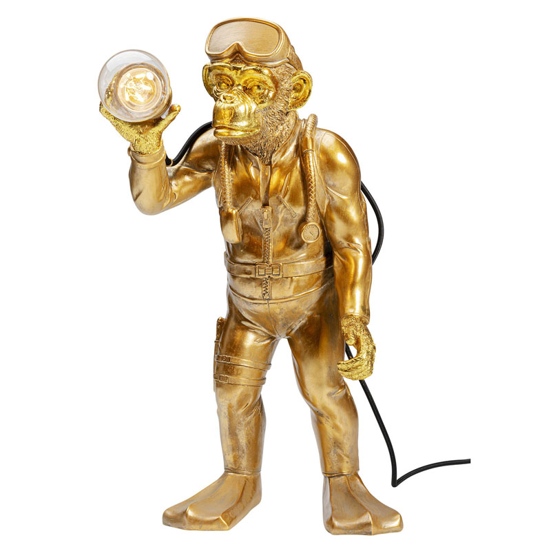 Настольная лампа Monkey Diver Table Lamp Золотой Настольная лампа Monkey Diver Table Lamp Золотой в Орле | Loft Concept