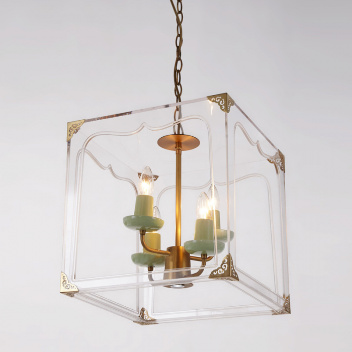 Люстра Glass Clear Cube Люстра Glass Clear Cube в Орле | Loft Concept