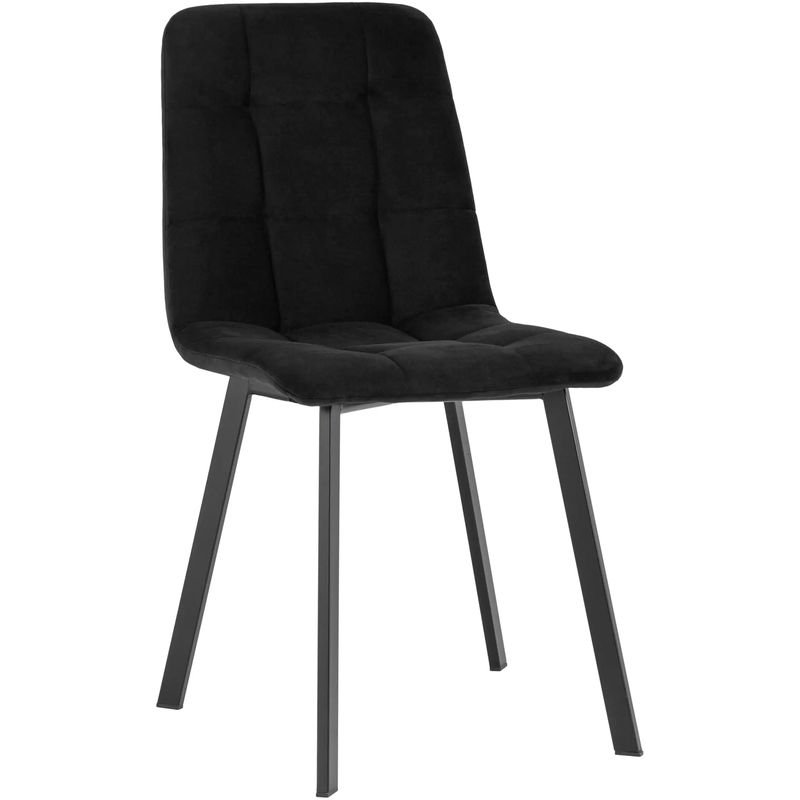 Стул NANCY S Chair Черный Велюр Черный Стул NANCY S Chair Черный Велюр Черный в Орле | Loft Concept