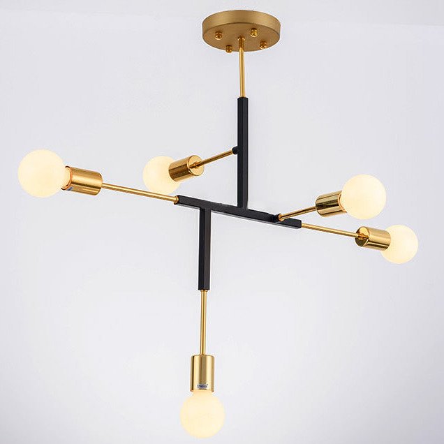 Светильник CLIFF SUSPENSION LAMP black Золотой Черный Светильник CLIFF SUSPENSION LAMP black Золотой Черный в Орле | Loft Concept