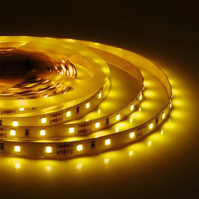 Светодиодная лента 4,8W/m 60LED/m 2835SMD желтый 5M Белый Светодиодная лента 4,8W/m 60LED/m 2835SMD желтый 5M Белый в Орле | Loft Concept
