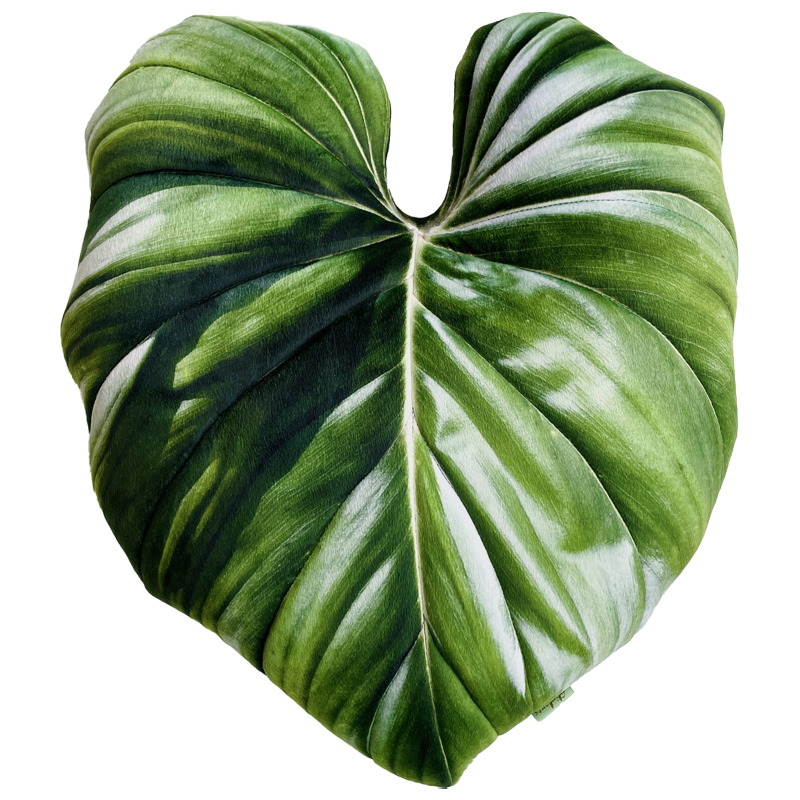 Декоративная подушка Botanical Cushion Philodendron Зеленый Декоративная подушка Botanical Cushion Philodendron Зеленый в Орле | Loft Concept