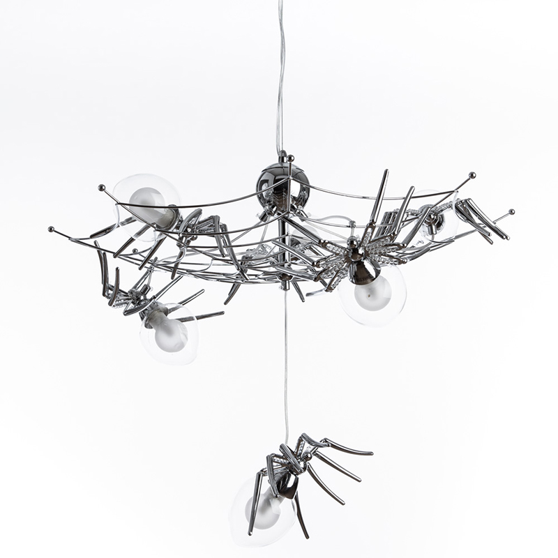 Потолочный светильник Паук Spiders lamp 6 Серебряный Потолочный светильник Паук Spiders lamp 6 Серебряный в Орле | Loft Concept