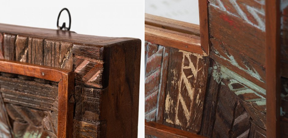 Зеркало Antique Wood Rectangle Зеркало Antique Wood Rectangle - Loft-Concept в Орле