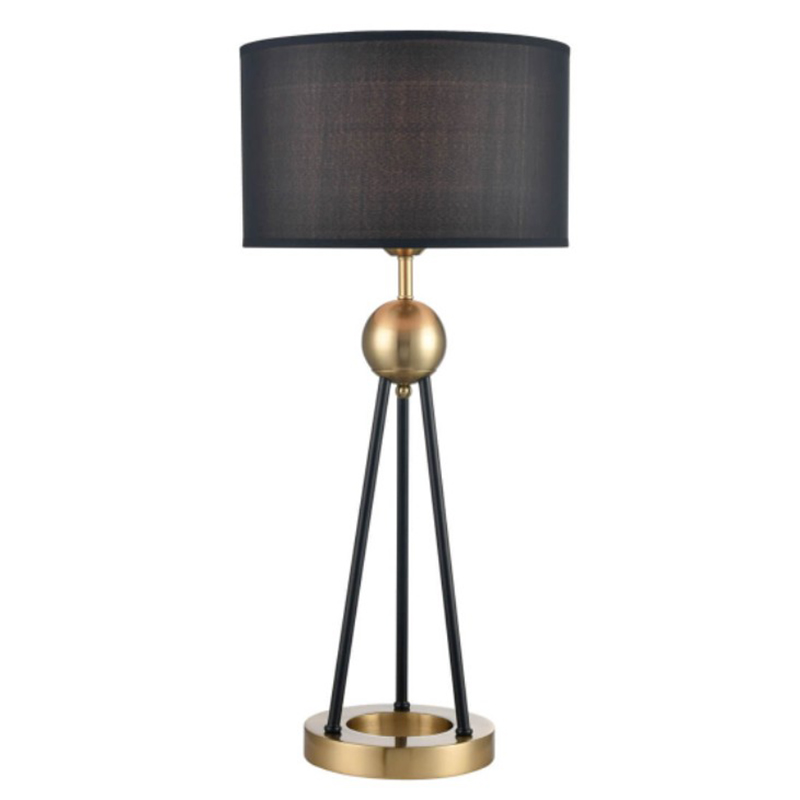 Настольная лампа Renske Table Lamp Черный Латунь Настольная лампа Renske Table Lamp Черный Латунь в Орле | Loft Concept
