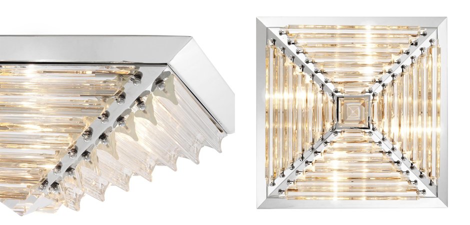 Потолочный светильник Eichholtz Ceiling Lamp Eden Nickel Потолочный светильник Eichholtz Ceiling Lamp Eden Nickel - Loft-Concept в Орле