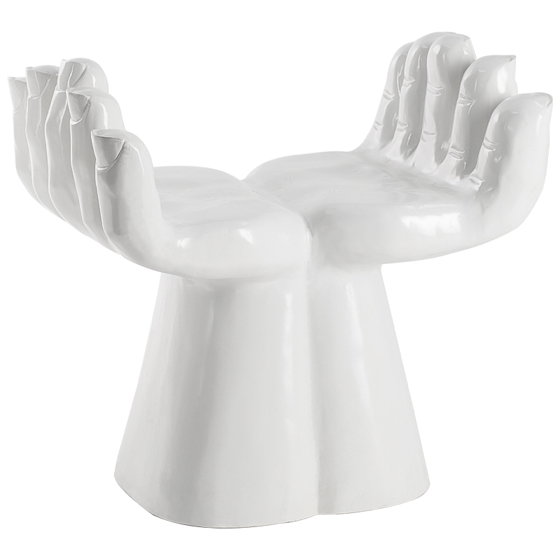 Табурет Hands Stool Белый Табурет Hands Stool Белый в Орле | Loft Concept