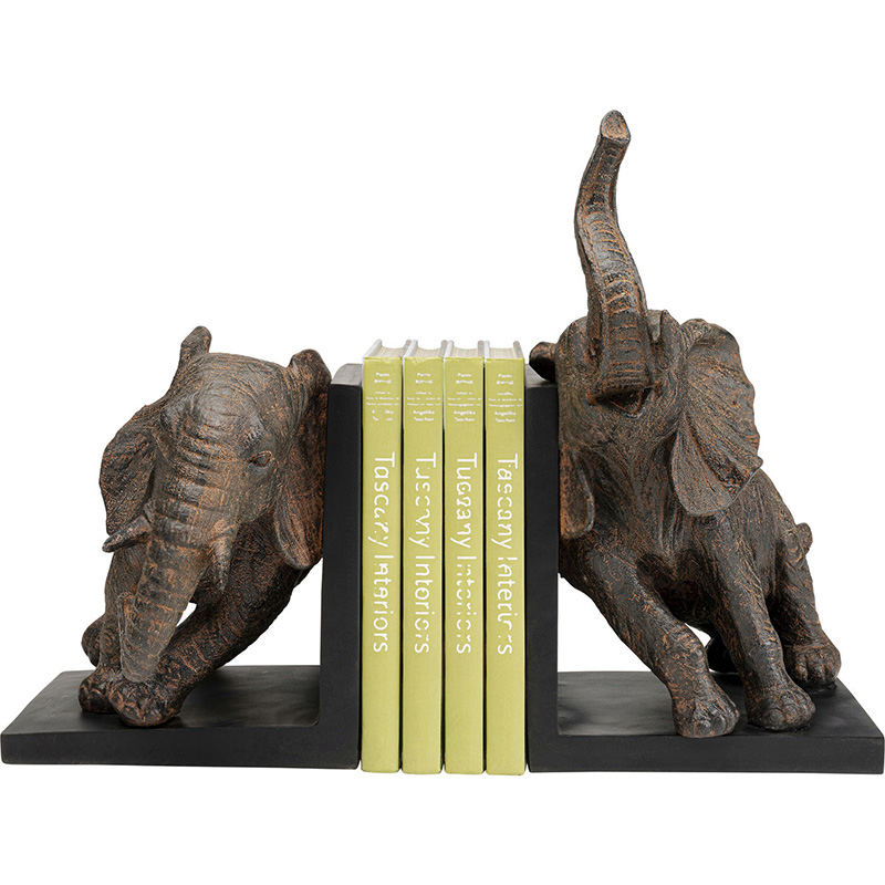 Держатель для книг Elephants Коричневый Держатель для книг Elephants Коричневый в Орле | Loft Concept