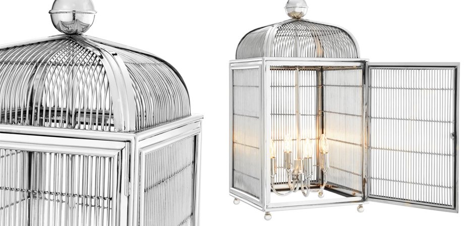 Люстра Lantern Falcon Nickel - Loft-Concept в Орле