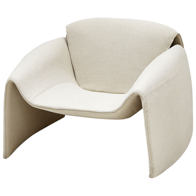 Кресло бежевое в стиле минимализм Chani Beige Armchair Бежевый Кресло бежевое в стиле минимализм Chani Beige Armchair Бежевый в Орле | Loft Concept