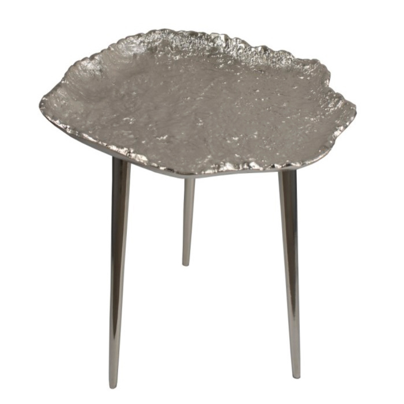 Приставной стол Edmundo Side Table Серебряный Приставной стол Edmundo Side Table Серебряный в Орле | Loft Concept