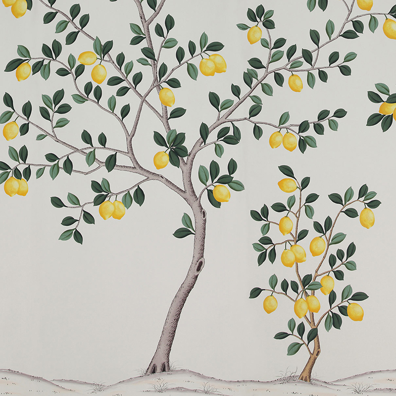 Обои ручная роспись Lemon Grove Bleached White Обои ручная роспись Lemon Grove Bleached White в Орле | Loft Concept