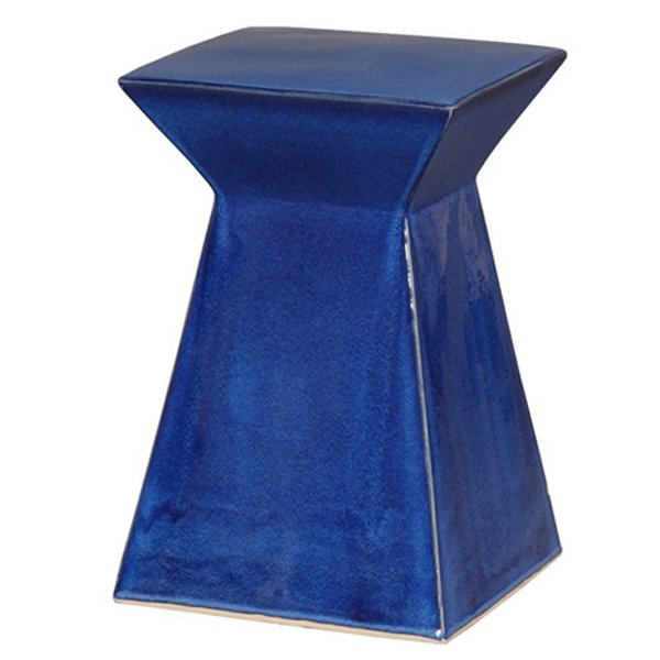 Керамический табурет Upright Garden Stool - Blue Синий Керамический табурет Upright Garden Stool - Blue Синий в Орле | Loft Concept