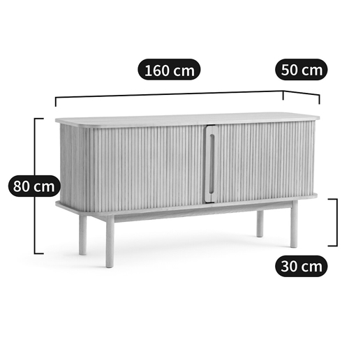 Длинный низкий буфет с 2-мя раздвижными дверцами Toinette Light Cupboard Длинный низкий буфет с 2-мя раздвижными дверцами Toinette Light Cupboard в Орле
