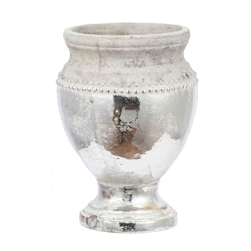 Ваза Vase Argenta Cup silver 28 Серебряный Ваза Vase Argenta Cup silver 28 Серебряный в Орле | Loft Concept
