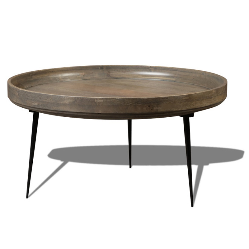 Кофейный стол Davidson Coffee Table platinum 40 Серый Черный Кофейный стол Davidson Coffee Table platinum 40 Серый Черный в Орле | Loft Concept