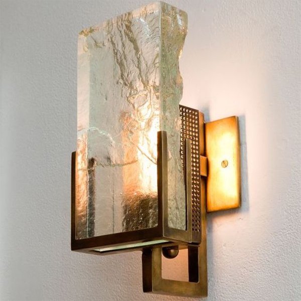 Бра Lianne Gold Glass Sconce Латунь Бра Lianne Gold Glass Sconce Латунь в Орле | Loft Concept