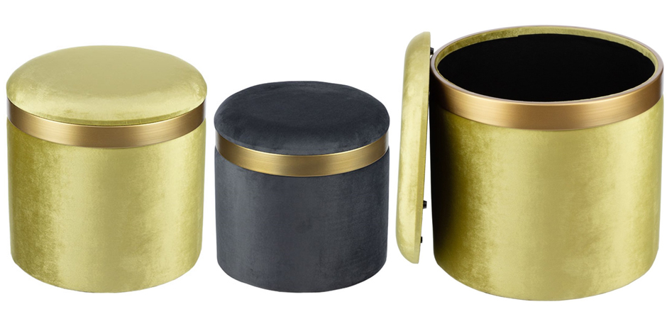 Пуф Golden Belt Pistachio фисташковый Пуф Golden Belt Pistachio фисташковый - Loft-Concept в Орле