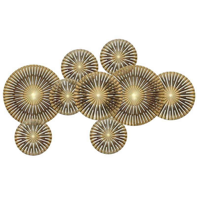 Арт-объект Apollo Brown and Gold Wall Plaque Disc gap 9 Золотой Коричневый Арт-объект Apollo Brown and Gold Wall Plaque Disc gap 9 Золотой Коричневый в Орле | Loft Concept