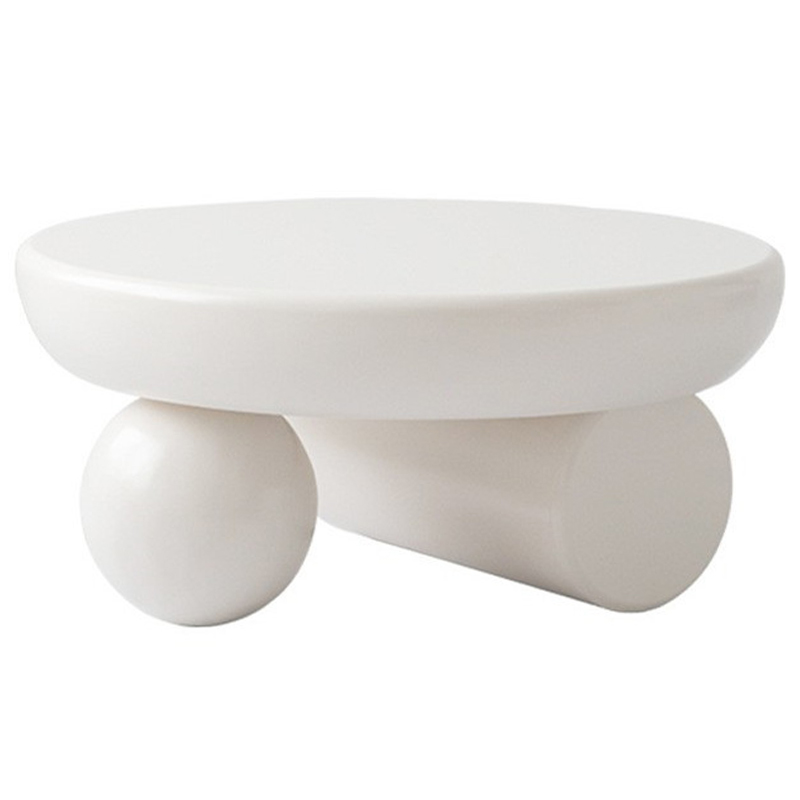 Кофейный стол Pugh Coffee Table Белый Кофейный стол Pugh Coffee Table Белый в Орле | Loft Concept