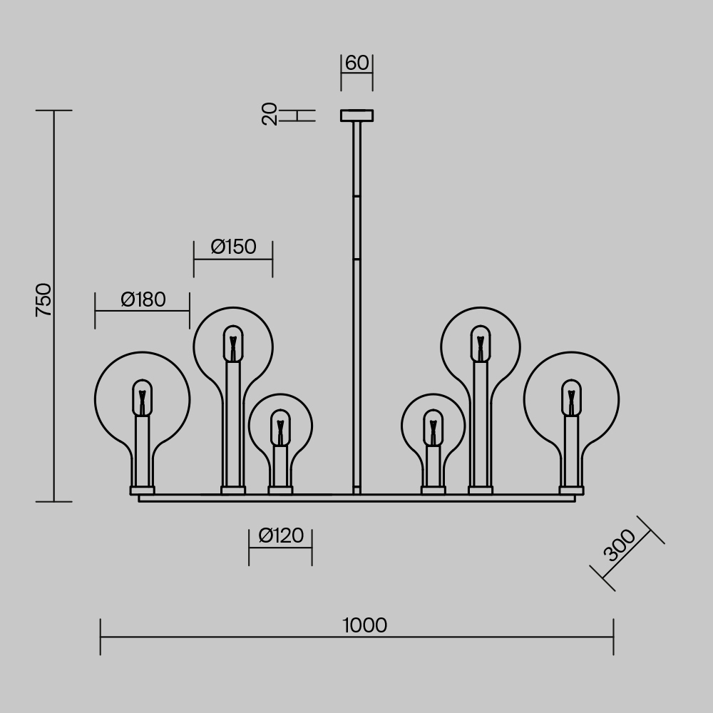 Люстра подвесная Status Е14 в Орле