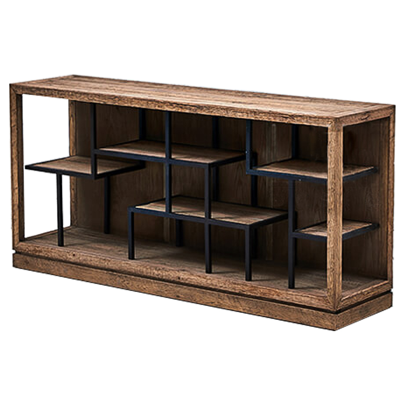 Стеллаж в стиле Лофт Geometric Loft Rack S Коричневый Черный Стеллаж в стиле Лофт Geometric Loft Rack S Коричневый Черный в Орле | Loft Concept