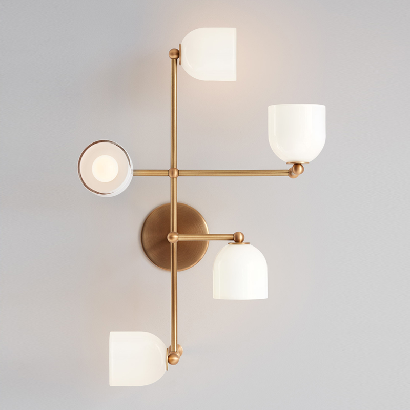 Бра Edie Sconce white Латунь Белый Бра Edie Sconce white Латунь Белый в Орле | Loft Concept