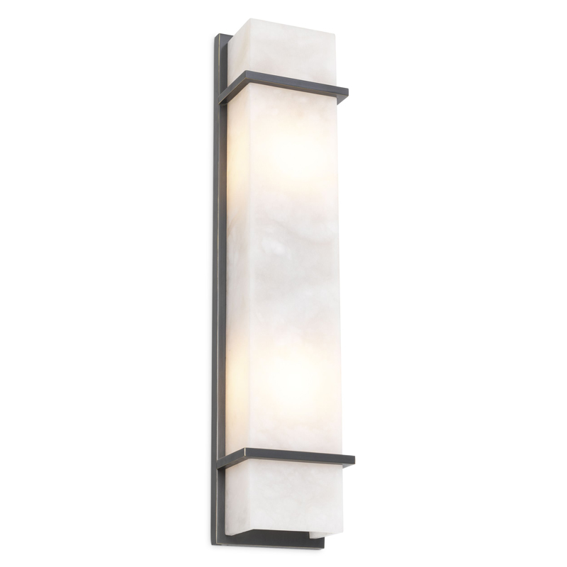Бра Eichholtz Wall Lamp Spike L Темная бронза Белый Бра Eichholtz Wall Lamp Spike L Темная бронза Белый в Орле | Loft Concept