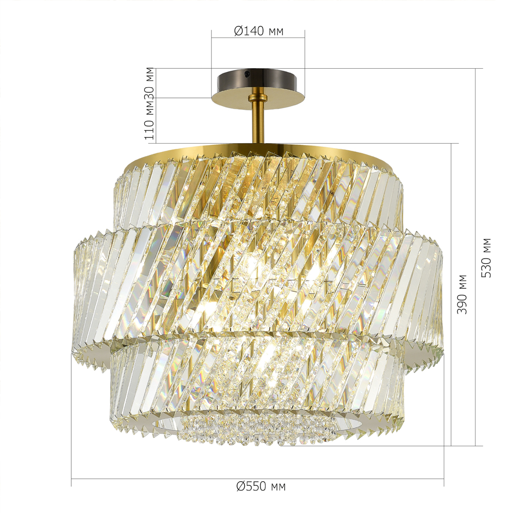 Потолочный светильник в классическом обрамлении Light Connoisseurs Beauty в Орле