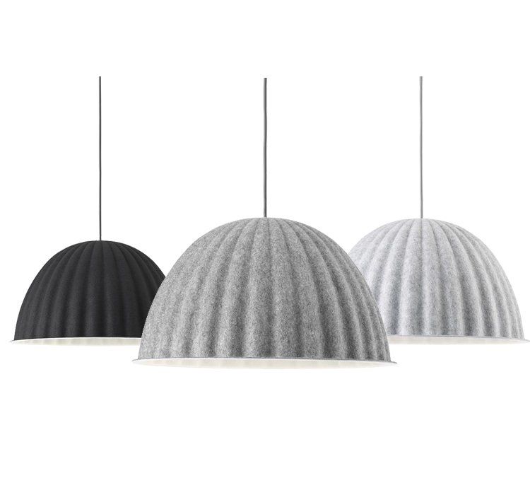 Светильник подвесной MUUTO Under the bell Светло-серый Серый Графитовый Светильник подвесной MUUTO Under the bell Светло-серый Серый Графитовый в Орле | Loft Concept