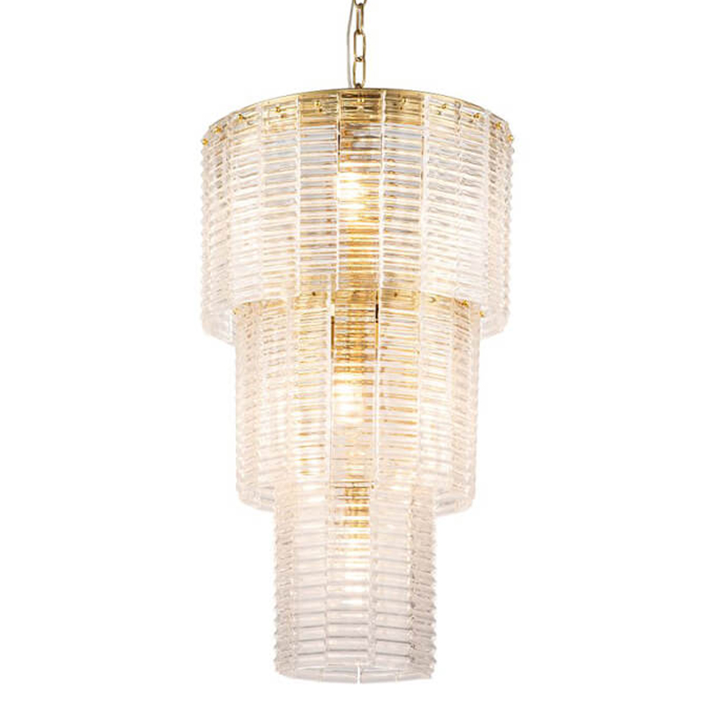 Люстра Branwen Chandelier 41 Золотой Прозрачный Люстра Branwen Chandelier 41 Золотой Прозрачный в Орле | Loft Concept