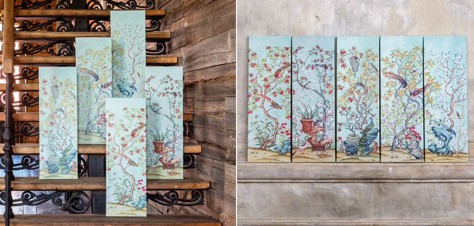 Постер Blue Chinoiserie 2 Постер Blue Chinoiserie 2 - Loft-Concept в Орле