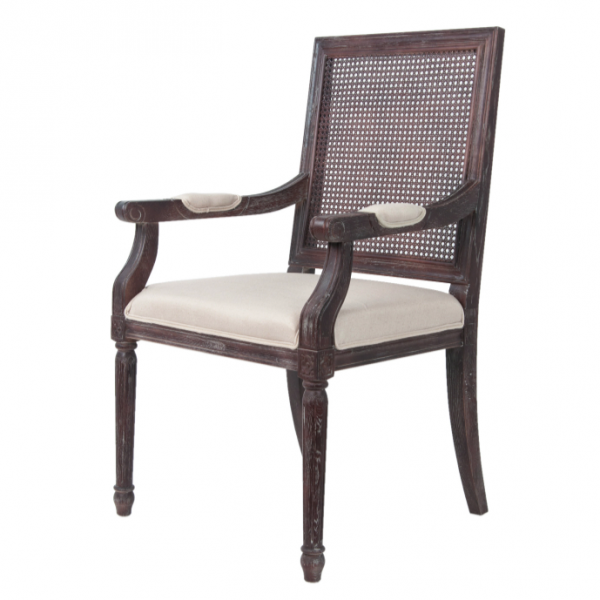 Стул French chairs Provence Garden Brown ArmChair Коричневый Бежевый Стул French chairs Provence Garden Brown ArmChair Коричневый Бежевый в Орле | Loft Concept