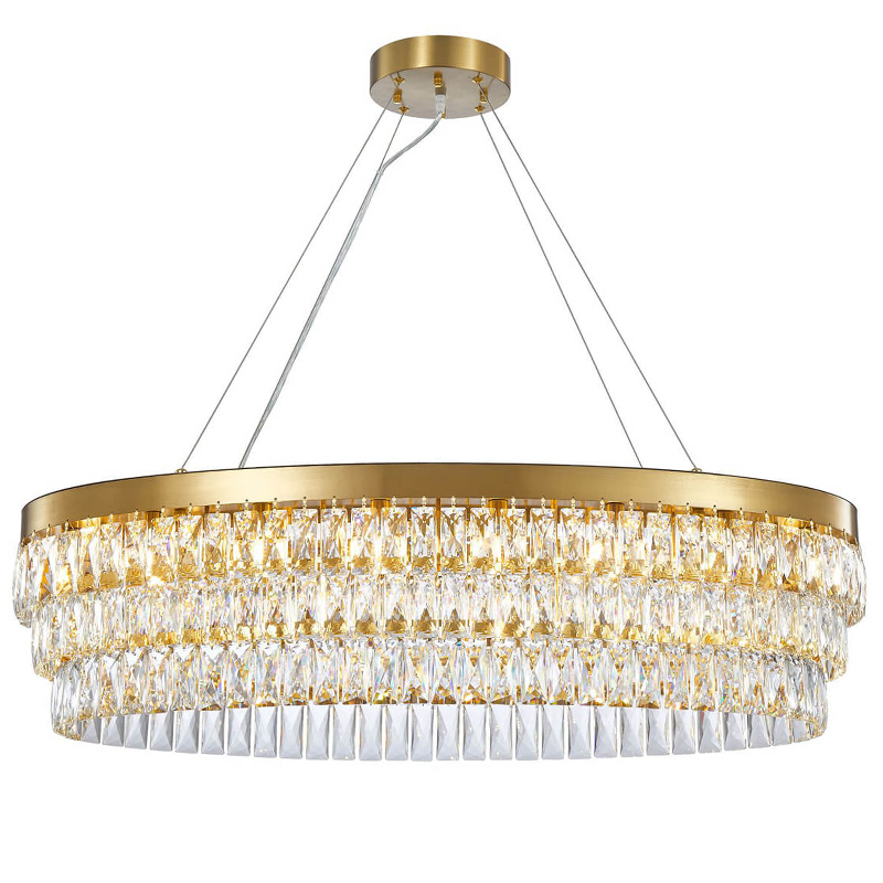 Люстра Melanie Crystal Chandelier Золотой Люстра Melanie Crystal Chandelier Золотой в Орле | Loft Concept