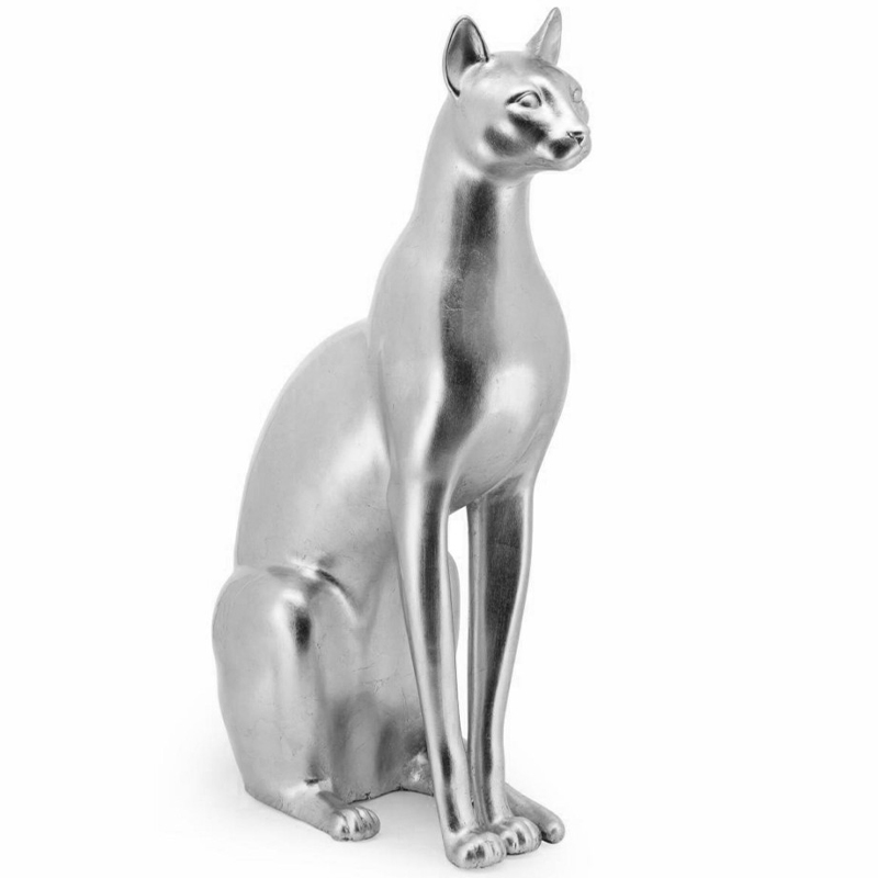 Статуэтка Abhika Egyptian Cat Silver Серебряный Статуэтка Abhika Egyptian Cat Silver Серебряный в Орле | Loft Concept