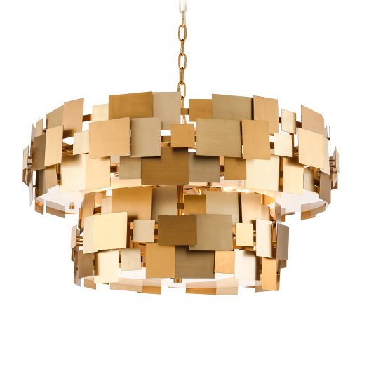 Люстра Gold Plate Chandelier 8  в Орле | Loft Concept 