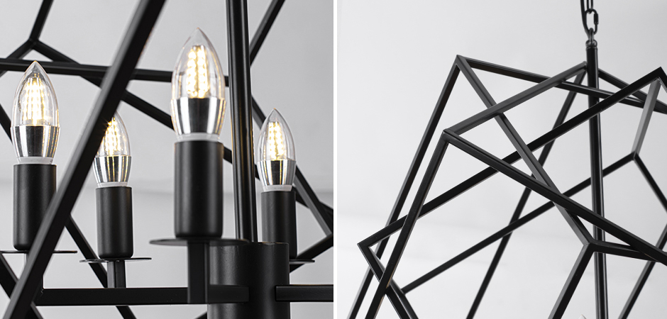 Люстра Cubist Small Chandelier Black Люстра Cubist Small Chandelier Black - Loft-Concept в Орле