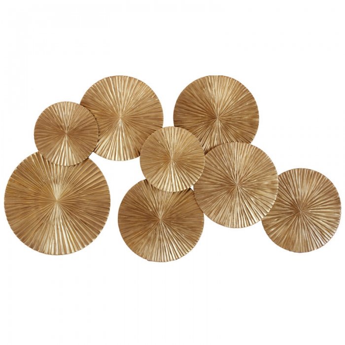 Арт-объект Apollo Gold Wall Plaque Disc Золотой в Орле | Loft Concept 